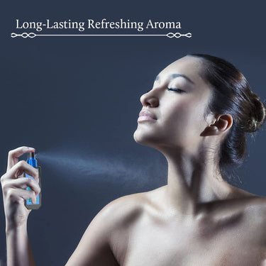 Blue Nectar Body Mist for Women and Men. Long Lasting Uplifting Body Spray with Himalayan Rose and Cardamom (100ml)